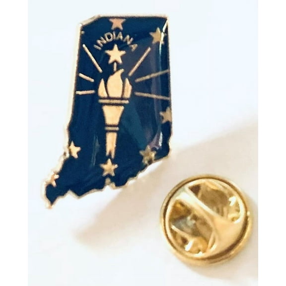 6 Pack of Indiana State Lapel Pins