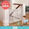 thumbnail image 5 of Toddleroo by North States Stairway Secure Baby Safety Gate, 27"-41", Soft White, 5 of 7