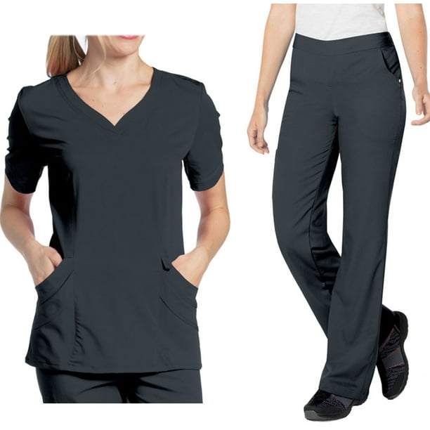 Landau Landau Urbane Ultimate Womens Scrub Set 9550 Chloe Sweetheart