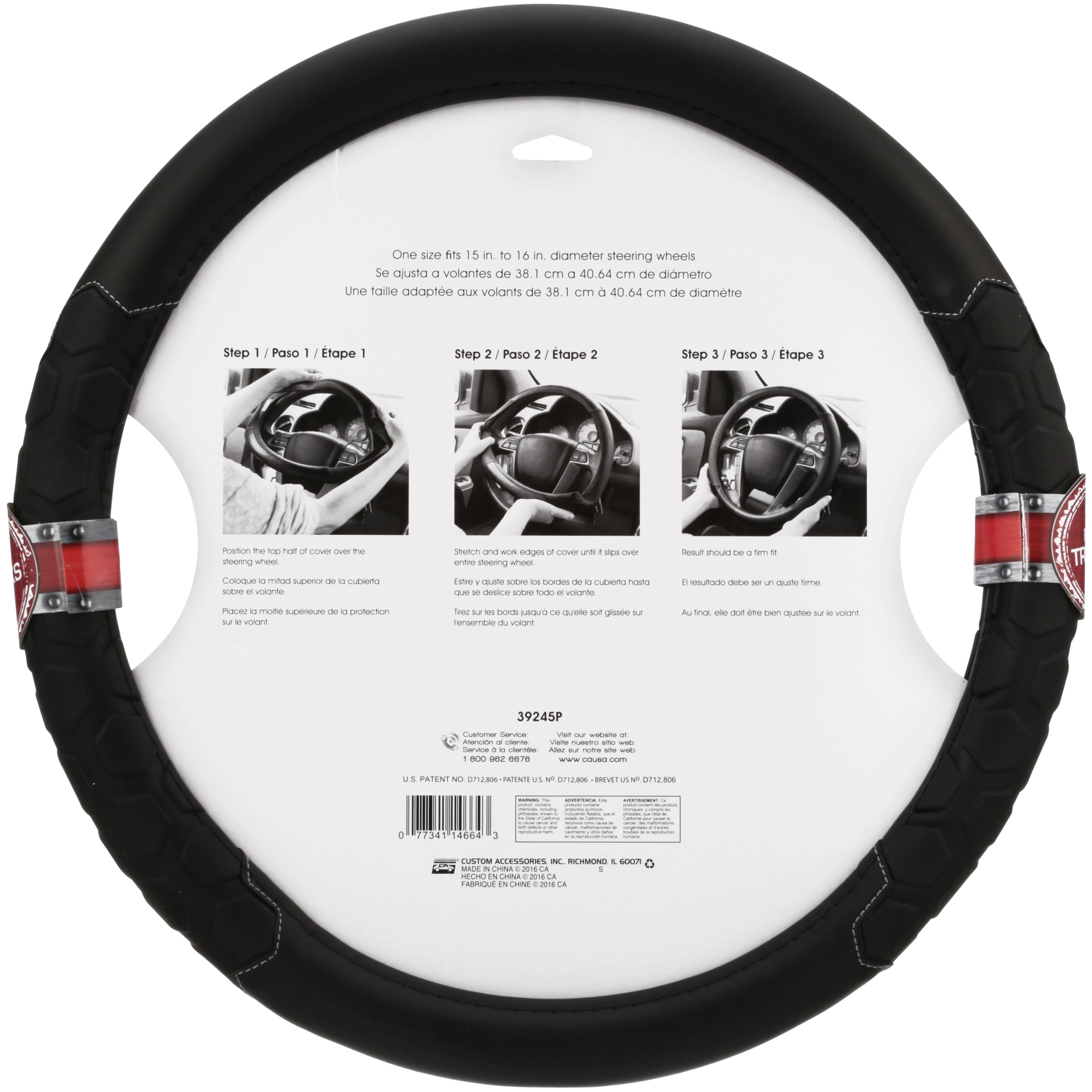 Buy Truck Tuff Heavy Duty Truck Sized Steering Wheel Cover Online at