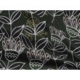 thumbnail image 4 of oneOone Rayon Black Fabric Abstracts Craft Projects Decor Fabric Printed By The Yard 56 Inch Wide, 4 of 5