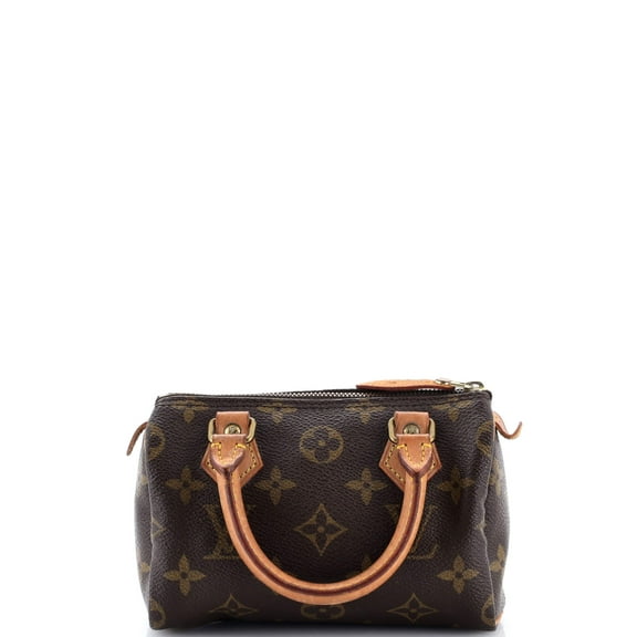Pre-Owned Speedy Mini HL Handbag Monogram Canvas By Rebag