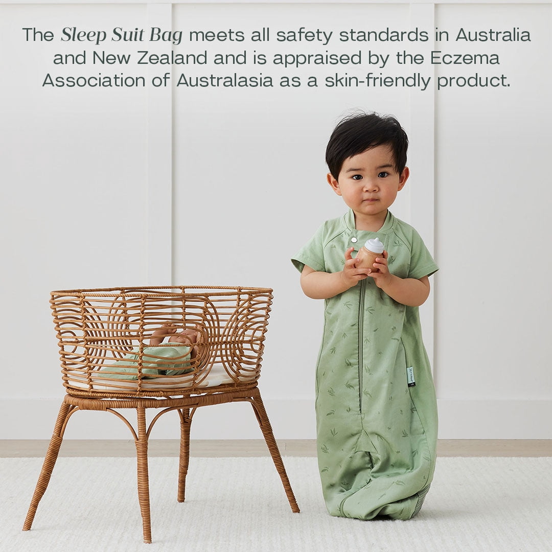ergoPouch 0.2 TOG Baby Sleep Sack – 100% Organic Cotton Baby Sleep Suit Bag for Cozy Baby’s Night – Our Sleeping Bag for Kids converts to Sleep Suit with Legs, Baby Blanket (Willow, 8-24 Months)