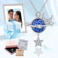 thumbnail image 2 of NICKSUN 18K Gold Plated Saturn Pendant Choker Necklace Aesthetic Space Planet Star Necklaces Jewery for Women, 2 of 10