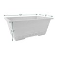 thumbnail image 5 of Arcadia Garden Products 13x9x5.5" PSW Window Box Planter, Taupe, 5 of 6