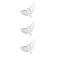 thumbnail image 3 of Naiovety White Balloons Automatically Seal Romantic Artistic Reliable Bird Balloon for Funeral Birthday Engagement Party Type1 NO1, 3 of 6