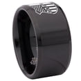thumbnail image 3 of Blue Lives Matter Police Tungsten Carbide Ring, 3 of 9