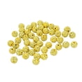 thumbnail image 1 of SPRING Sparkly Rhinestone Round Beads Polymer Clay Pave Disco Ball Beads 10mm Lemon yellow, 1 of 8