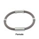 thumbnail image 3 of Qarigey inalámbrica para adultos, de iones negativos de silicona, resistente al agua, brazalete de decoración de vestimenta Personal Ropa, zapatos y accesorios Miscelánea hembra gris, 3 of 6