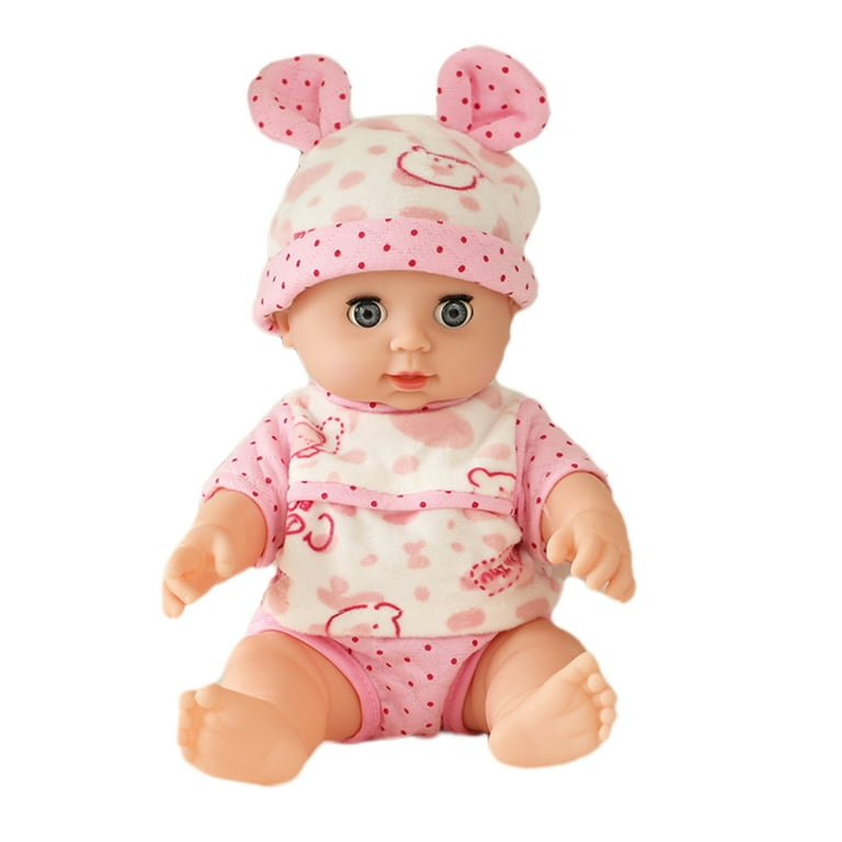 12 Inch Cute Baby Doll With Accessories Set Soft Baby Dolls For 3 Year Old Girls Boy Baby Toys For Birthday Toy Gift