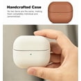 thumbnail image 5 of FL Leather Case - for Samsung Galaxy Buds 3 / Galaxy Buds 3 Pro Case Cover - Selected Skin-Friendly Leather, Carbon Fibre Texture, Handmade Shockproof Hard Cover, 5 of 7