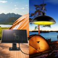 thumbnail image 4 of 78/156LED Solar Pendant Lights with Remote Control IP65 Waterproof Solar Shed Light with 3 Lighting Modes Double Head Hanging Lamp with 9.84FT Cord Decorations Lamp for Barn Balcony Garde, 4 of 10