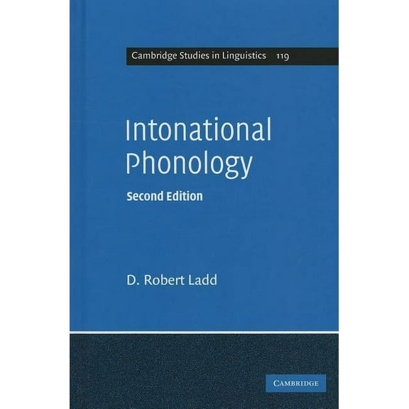 Cambridge Studies in Linguistics Intonational Phonology, (Hardcover)