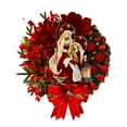 thumbnail image 2 of Aosijia Christmas Wreaths Front Door Hanging Berry Garland Xmas Jesus Wreath Decoration Hanging Christmas Decoration A, 2 of 11