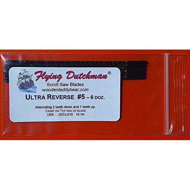 Flying Dutchman Ultra Reverse 5 Pack de Six Douzaines de Lames de Scie à Rouleau