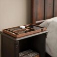 thumbnail image 4 of 2X Caja de Almacenamiento de Madera para Escritorio de Oficina, Caja de Madera Maciza para Guardar Objetos Pequeños, Teléfono Móvil, Auriculares y Bandeja de Madera., 4 of 5