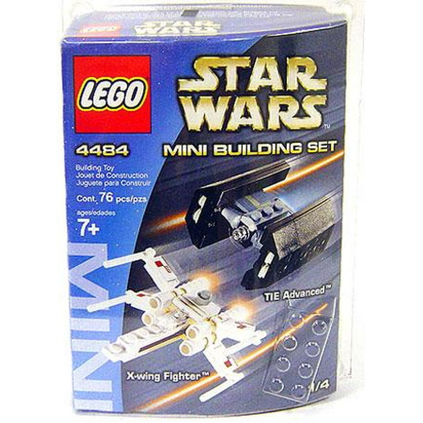 Amorous Formen høj Star Wars Mini Building Sets X-Wing Fighter & TIE Advanced Set LEGO 4484 -  Walmart.com