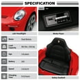 thumbnail image 4 of VOLTZ TOYS Licensed Porsche RUF 911 Ride-On Car – 24V Electric Vehicle with Remote & LED, 4 of 6