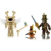 Roblox Action Collection - Simoon68 Golden God + chillthrill709 Two Figure Bundle [Includes 2 Exclusive Virtual Items]