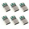 thumbnail image 1 of 6x Câbles de Soudure USB 3.1 Type C Mâle DIY Connecteur PC Attaché -US R2X8, 1 of 1