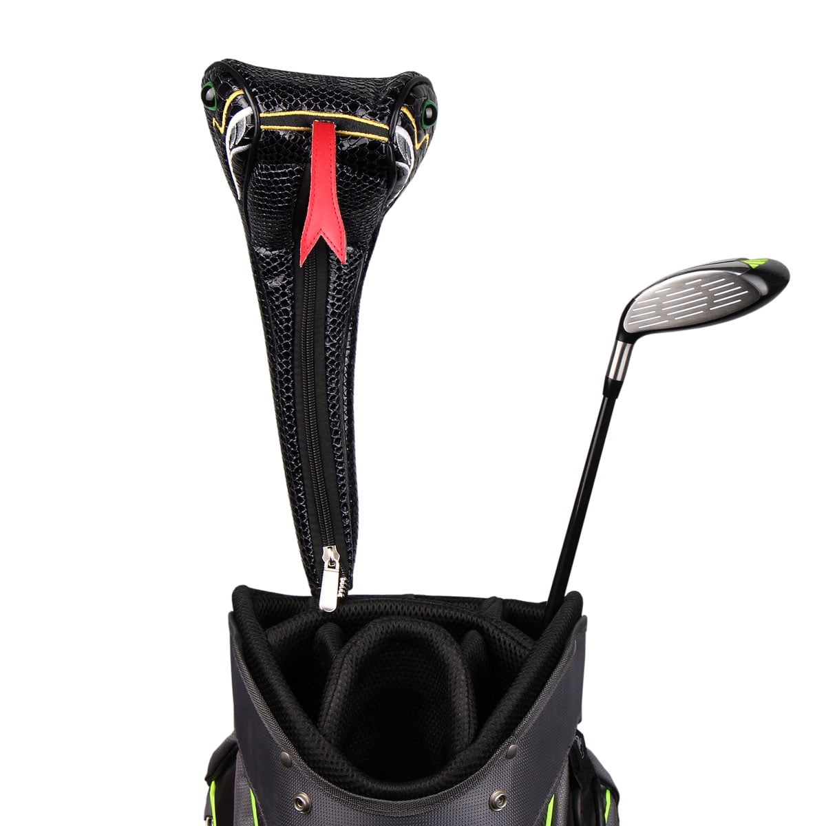 Sahara Golf Novelty Snake Driver Headcover, Black -