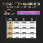 Purina Pro Plan Sensitive Skin and Sensitive Stomach Dog Food Lamb and Oat Meal Formula, 16 lb. Bag