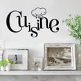 thumbnail image 1 of Calcomanías de pared impermeables, papel tapiz de decoración de cocina con letras inglesas de 5 uds., rendimiento sólido, 1 of 10