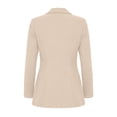 thumbnail image 6 of YanHoo Faux Suede Blazer for Women Dressy Casual Button Suit Jackets Lightweight Office Work Jacket Business Outfits, 6 of 8