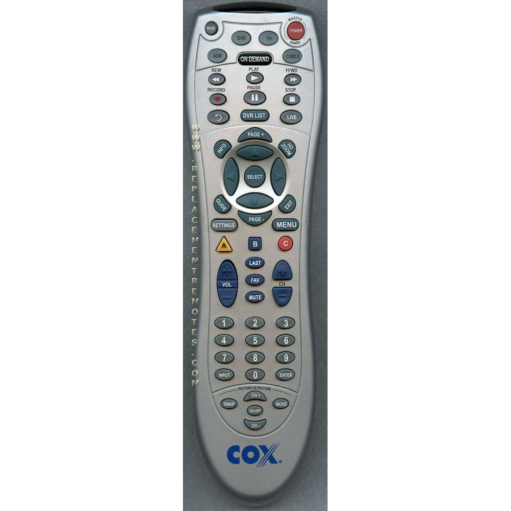 COX RC1675603/03 (p/n URC7820BBP1) Cable Box Remote Control