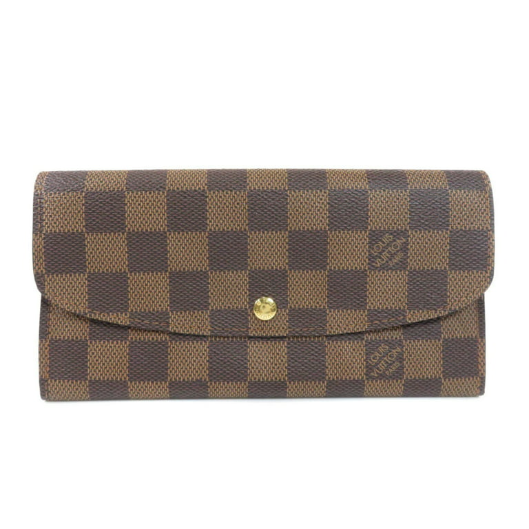 Louis Vuitton - Authenticated Emilie Wallet - Leather Brown for Women, Very Good Condition