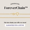 thumbnail image 3 of KISPER Gold Box Chain Necklace for Women Plated 925 Sterling Silver Dainty, 3 of 9