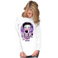 thumbnail image 5 of Betty Boop Hashtag Sassy Style Women's Long Sleeve T Shirt Brisco Brands L, 5 of 6