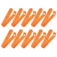 thumbnail image 1 of Clips de sellado de 3.5 pulgadas, paquete de 10, sellador de bolsa de plástico reutilizable para almacenamiento de alimentos, naranja, 1 of 5