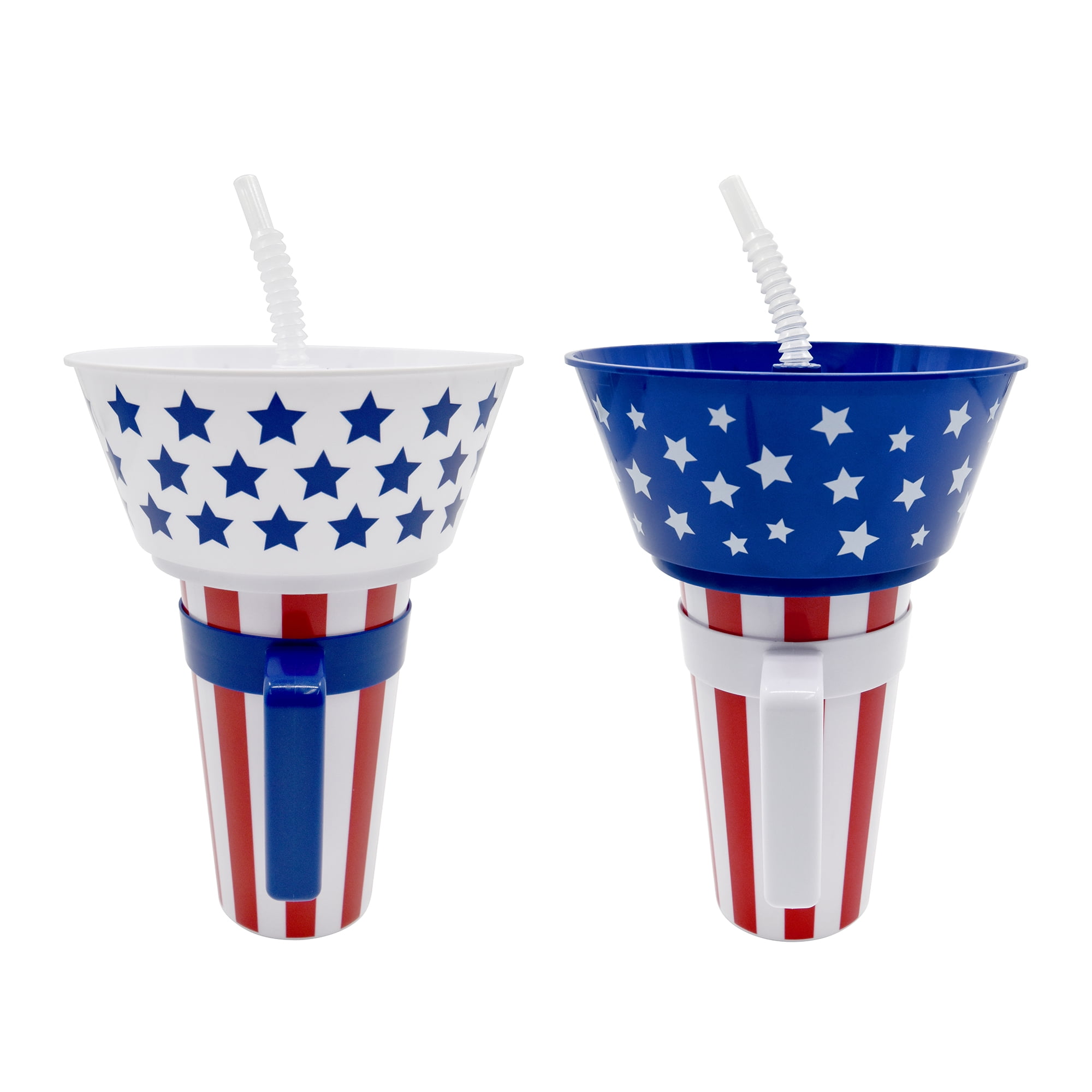 Patriotic 44-oz. Plastic Bowls, 2-ct. Packs