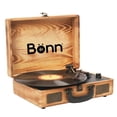 thumbnail image 3 of Tocadiscos Bluetooth Tipo Maletín Portátil Bonn cafe, 3 of 4