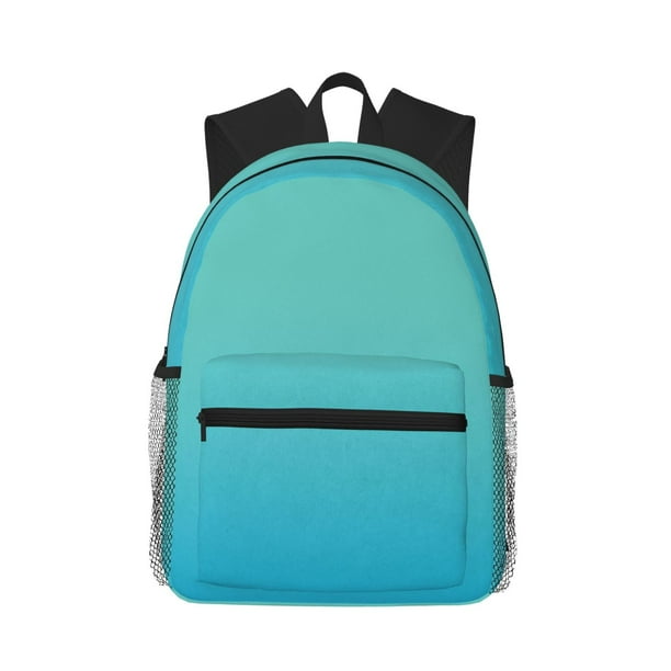 Easygdp Teal Turquoise Mochila Casual para Portátil, Mochila para Escuela, Viajes, Negocios