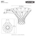 thumbnail image 2 of Aro de basquetbol clasico Naranja Lifetime, 2 of 3