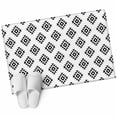 thumbnail image 6 of Black Boho Bathroom Rug Washable 2x3 Entryway Rug Non Slip Modern Tribal Aztec Abstract Geometric Front Door Mat Low Pile Indoor Doormat Throw Floor Carpet for Kitchen Bedroom Entrance, 6 of 8