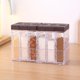 thumbnail image 3 of Cateissary Contenedor de especias de 6 piezas, organizador de tarros de sal de sellado transparente, cajas de pimienta con múltiples agujeros, Cocina y Comedor, 3 of 6