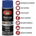 thumbnail image 5 of Color Care Multi-Surface Enamel Spray Paint and Rust Inhibitor, Dark Blue, 12 fl oz, 4-Pack, 5 of 6