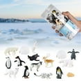 thumbnail image 5 of 16 Pieces Lifelike Arctic Animal Includes Arctic Reindeer, Penguins, Bear, Arctic , Igloo Figure Toy for Birthday, 5 of 8
