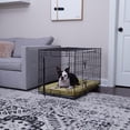 thumbnail image 3 of Happy Hounds Cooper Deluxe Reversible Crate Pad, Moss, Medium (36" x 23"), 3 of 6