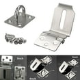 thumbnail image 5 of Stainless Steel Hasp Lock for Padlock Gate Door Shed - 3/4/5 Inch, 5 of 5