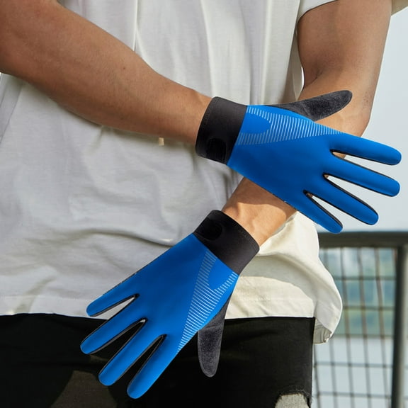 Touchscreen Running Gloves for Men & Women - Lightweight Breathable Workout Gloves with Elastic Fabric, Sweat Absorbing & High Sensitivity for Outdoor Sports, Cycling, Hiking