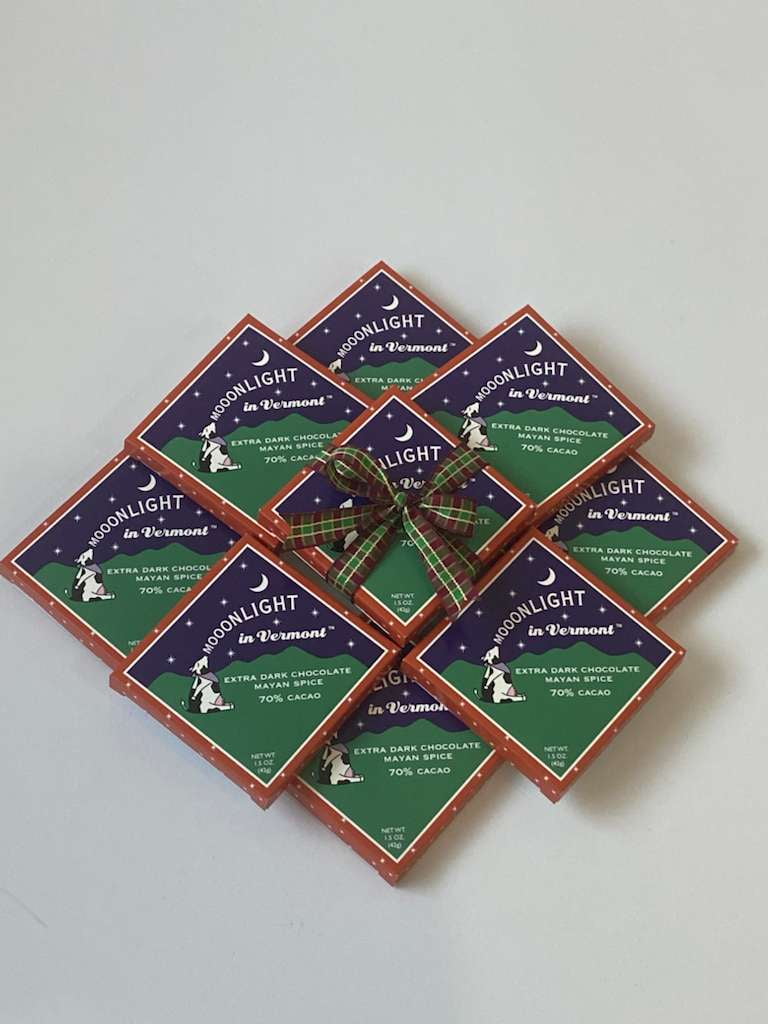Extra Dark Chocolate Mayan Spice Bars - 9-Pack (Sweet on Vermont)