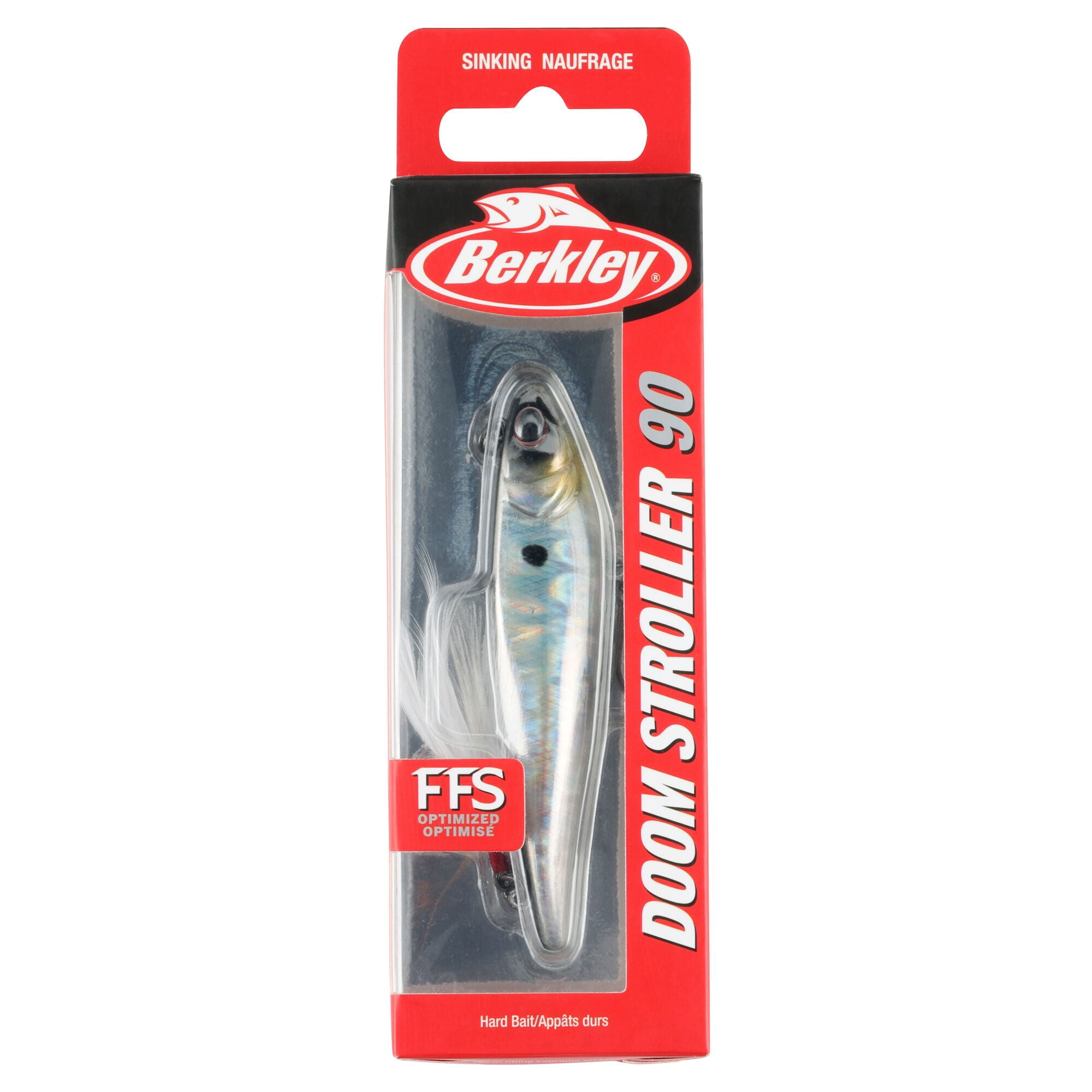 Berkley Doom Stroller Fishing Lure, 3.5 in, Shad (1-count)