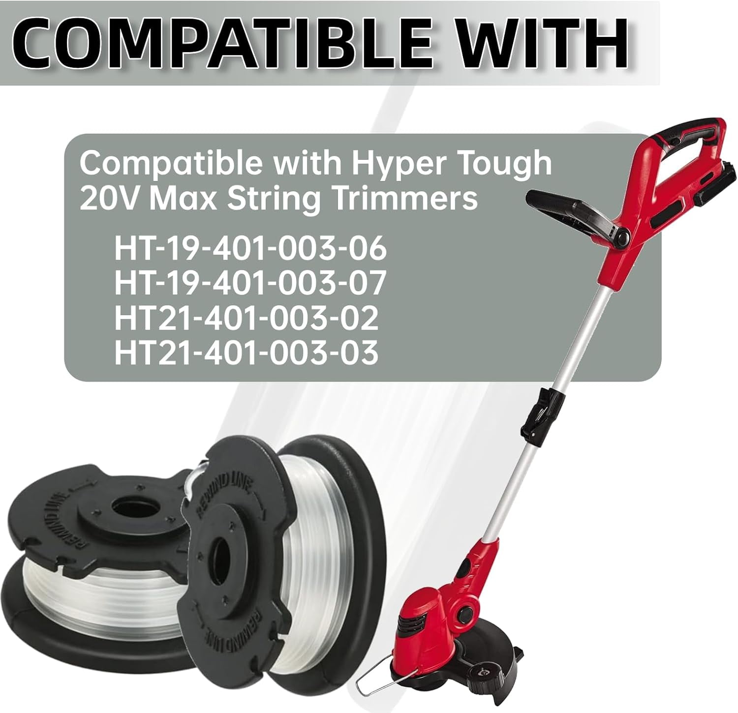 HT-19-401-003-06 Replacement Trimmer Spool Line 0.065