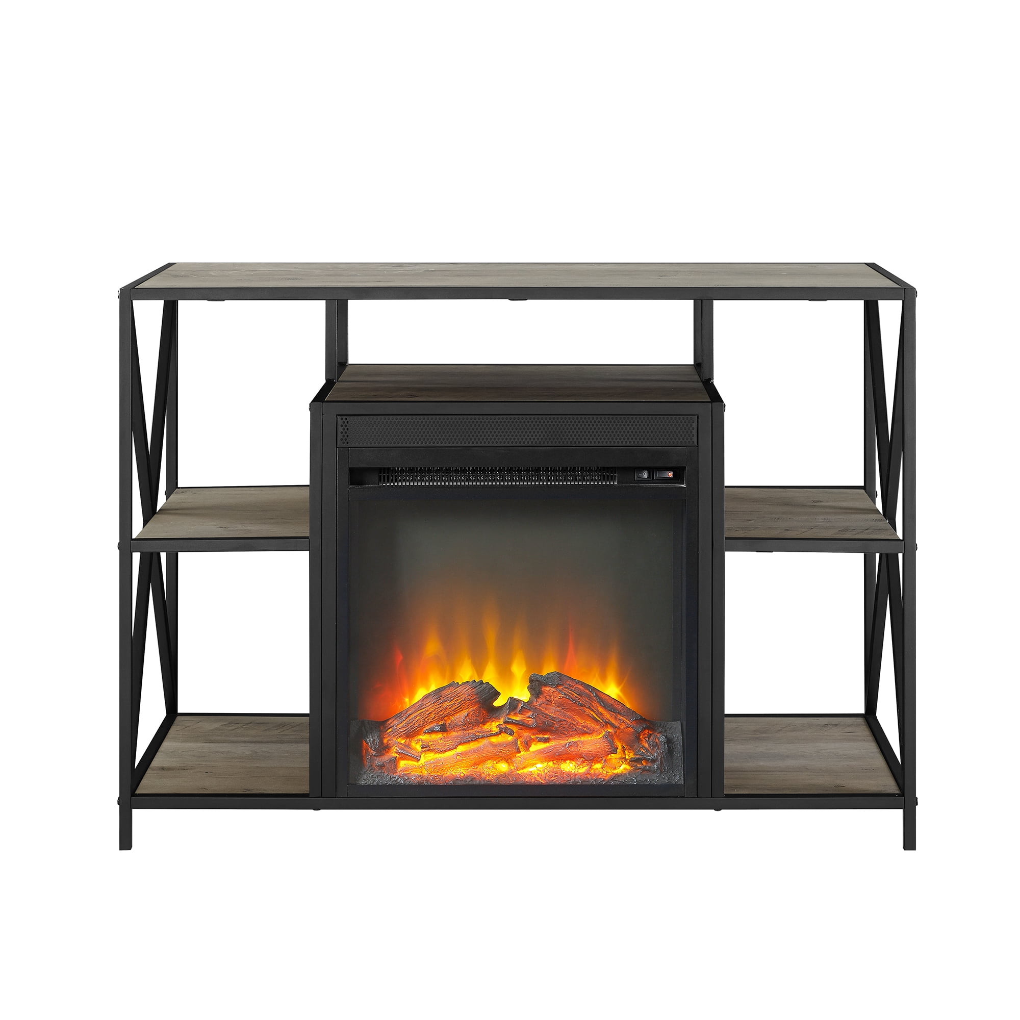 Nash Fireplace Tv Stand By River Street Designs Walmart Com Walmart Com