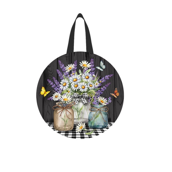 Briarwood Lane Lavender and Daisies Wood Door Hanger