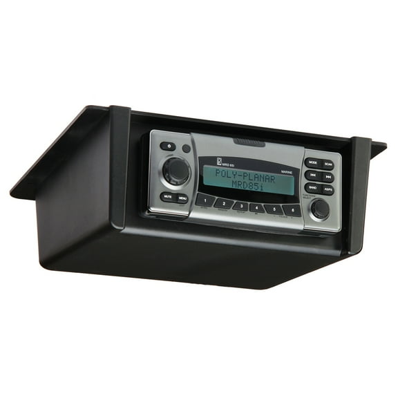 Polyplanar Radio Mount Underdash-Overhead - Black
